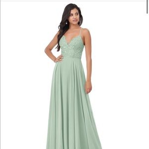 Azazie Sonya Bridesmaid Dress - Agave